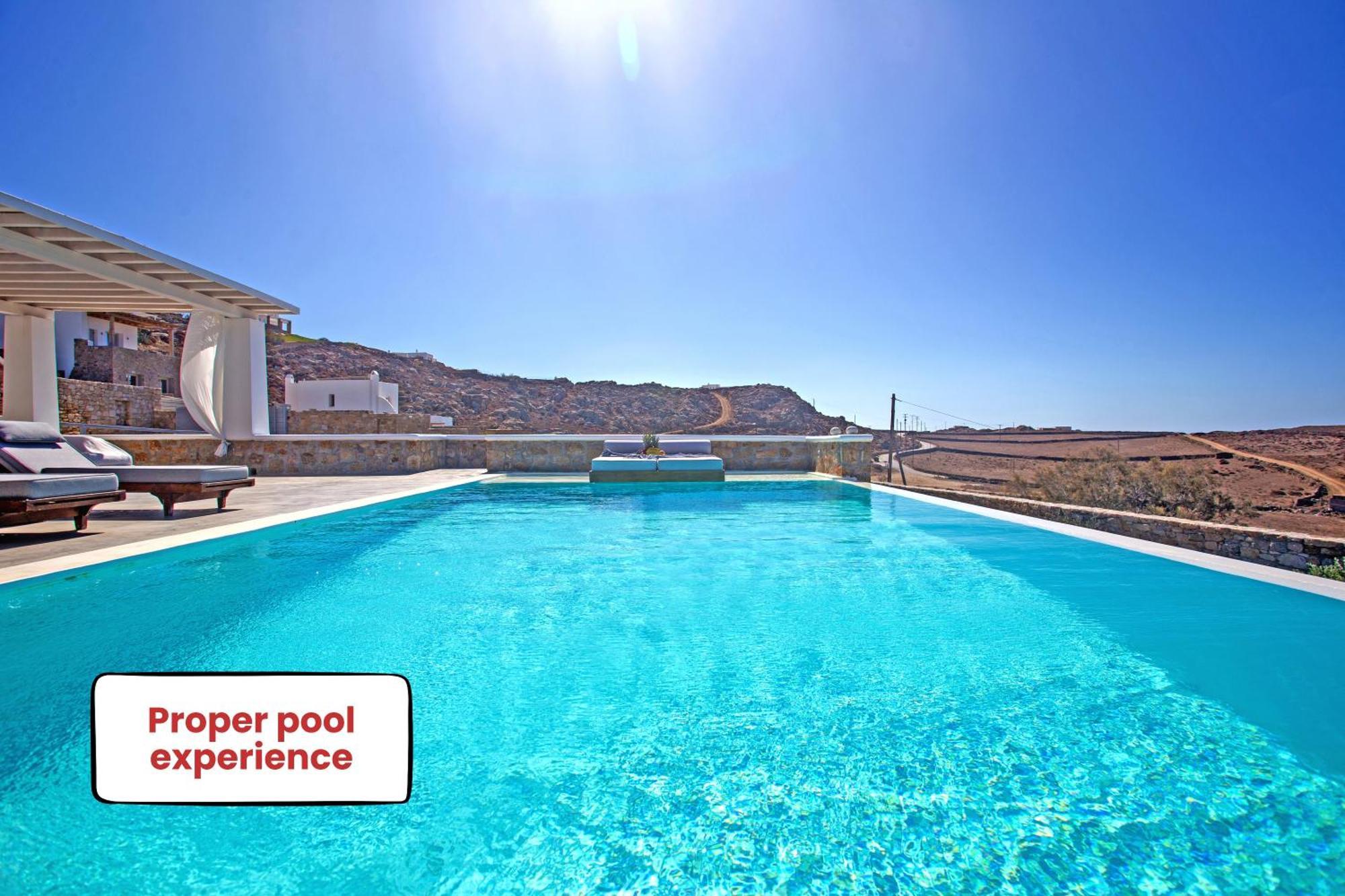 Villa Panamera Mykonos, Private Heaven, Supreme View! Φανάρι Εξωτερικό φωτογραφία