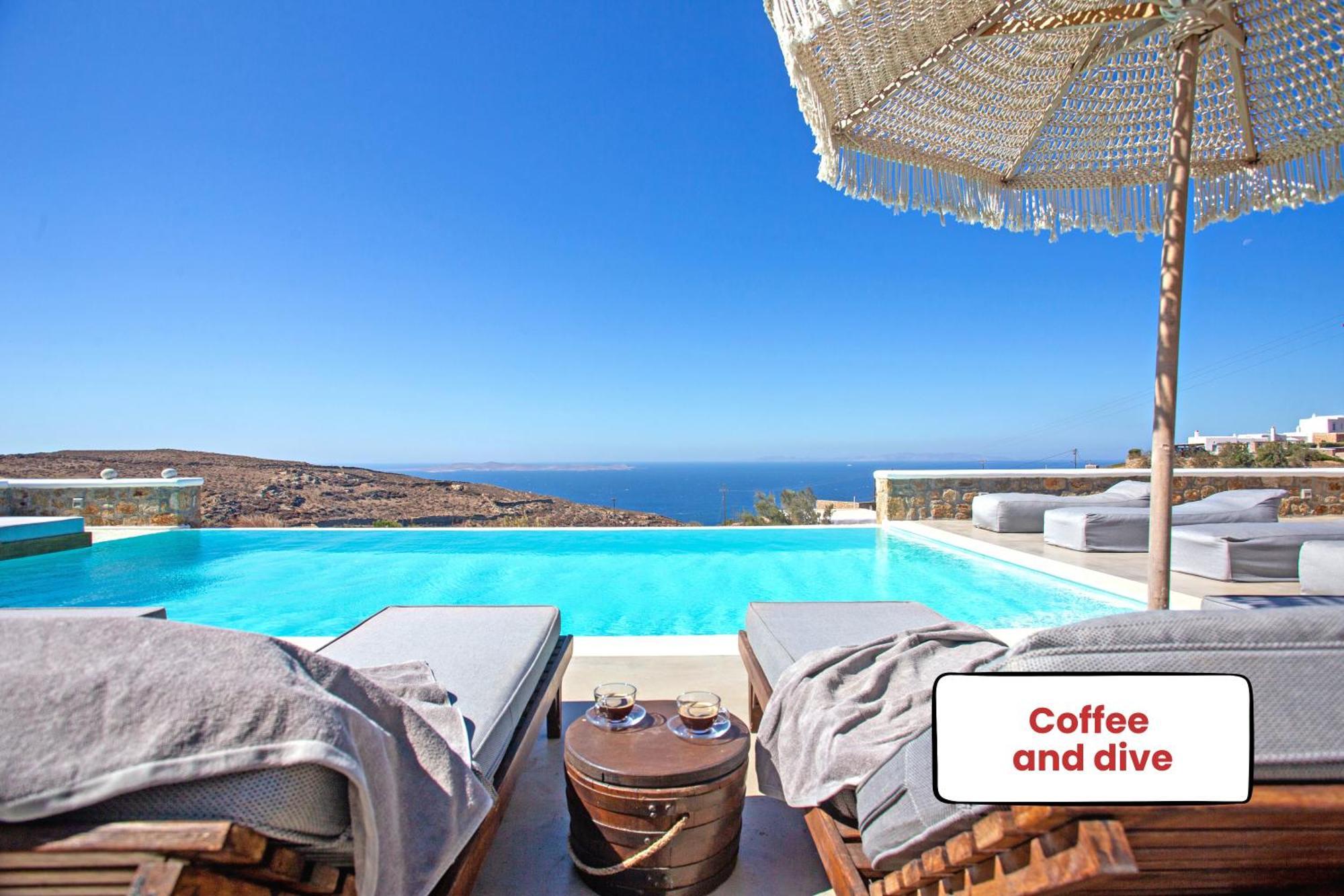 Villa Panamera Mykonos, Private Heaven, Supreme View! Φανάρι Εξωτερικό φωτογραφία