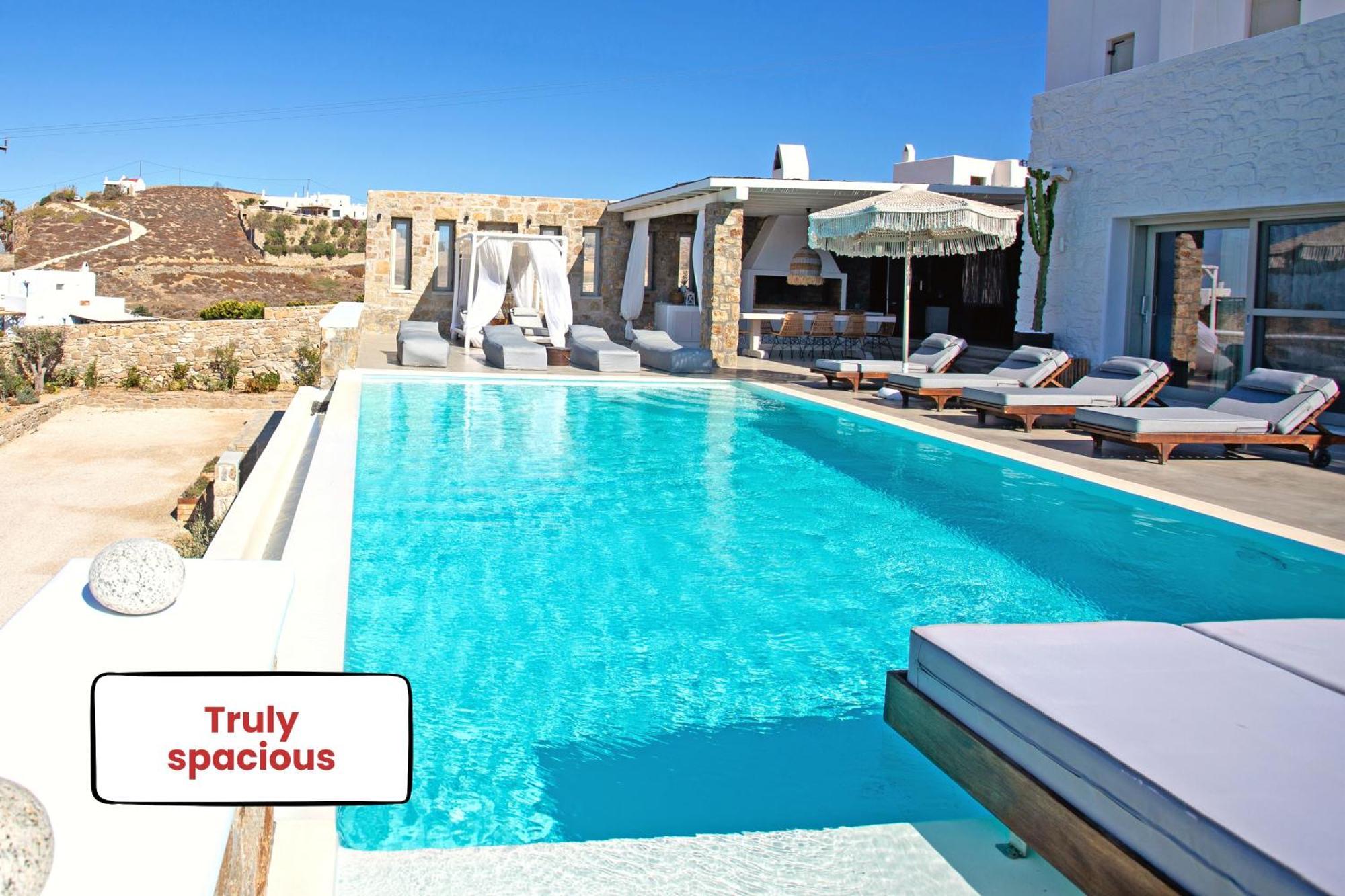Villa Panamera Mykonos, Private Heaven, Supreme View! Φανάρι Εξωτερικό φωτογραφία