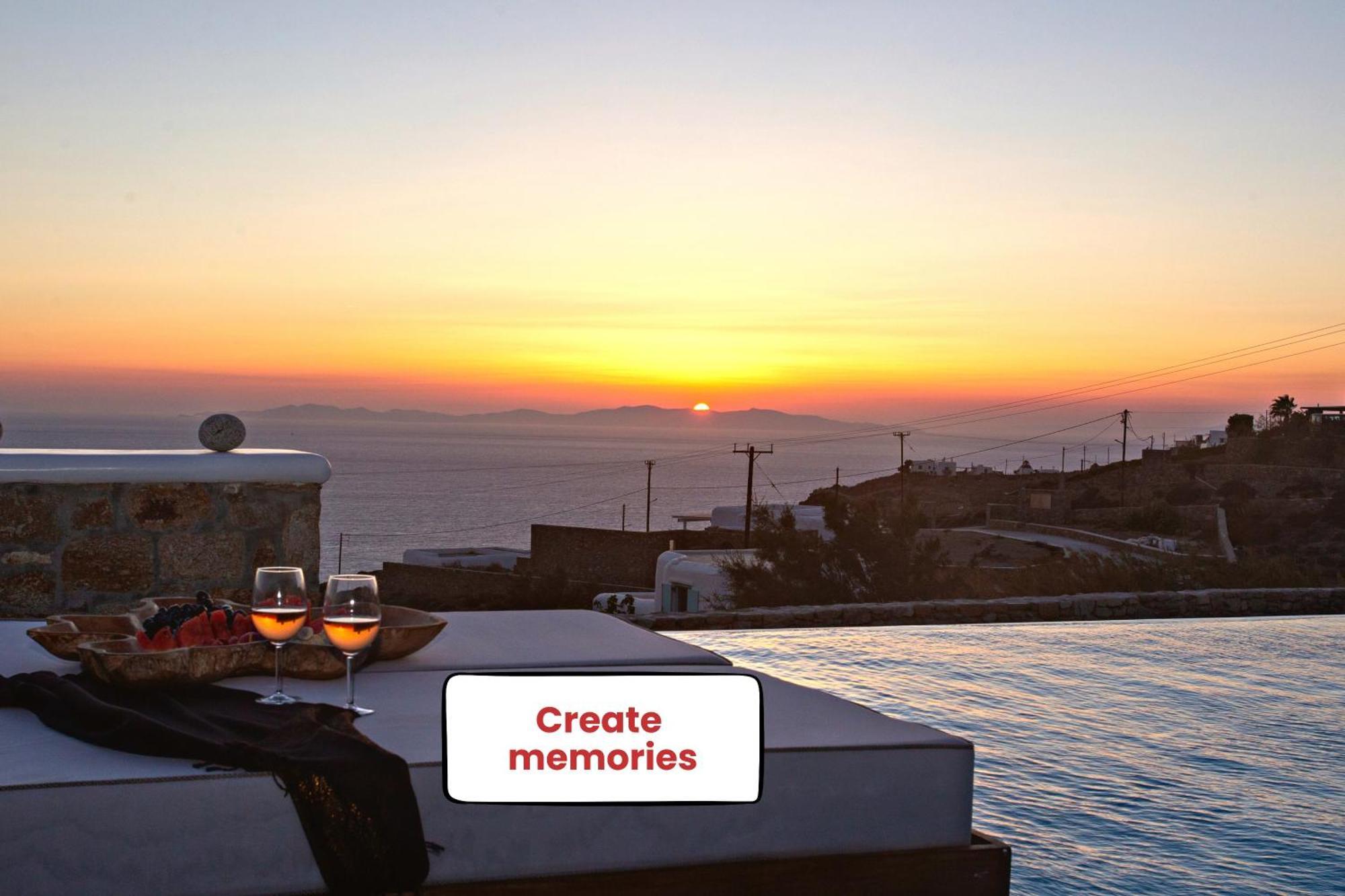 Villa Panamera Mykonos, Private Heaven, Supreme View! Φανάρι Εξωτερικό φωτογραφία