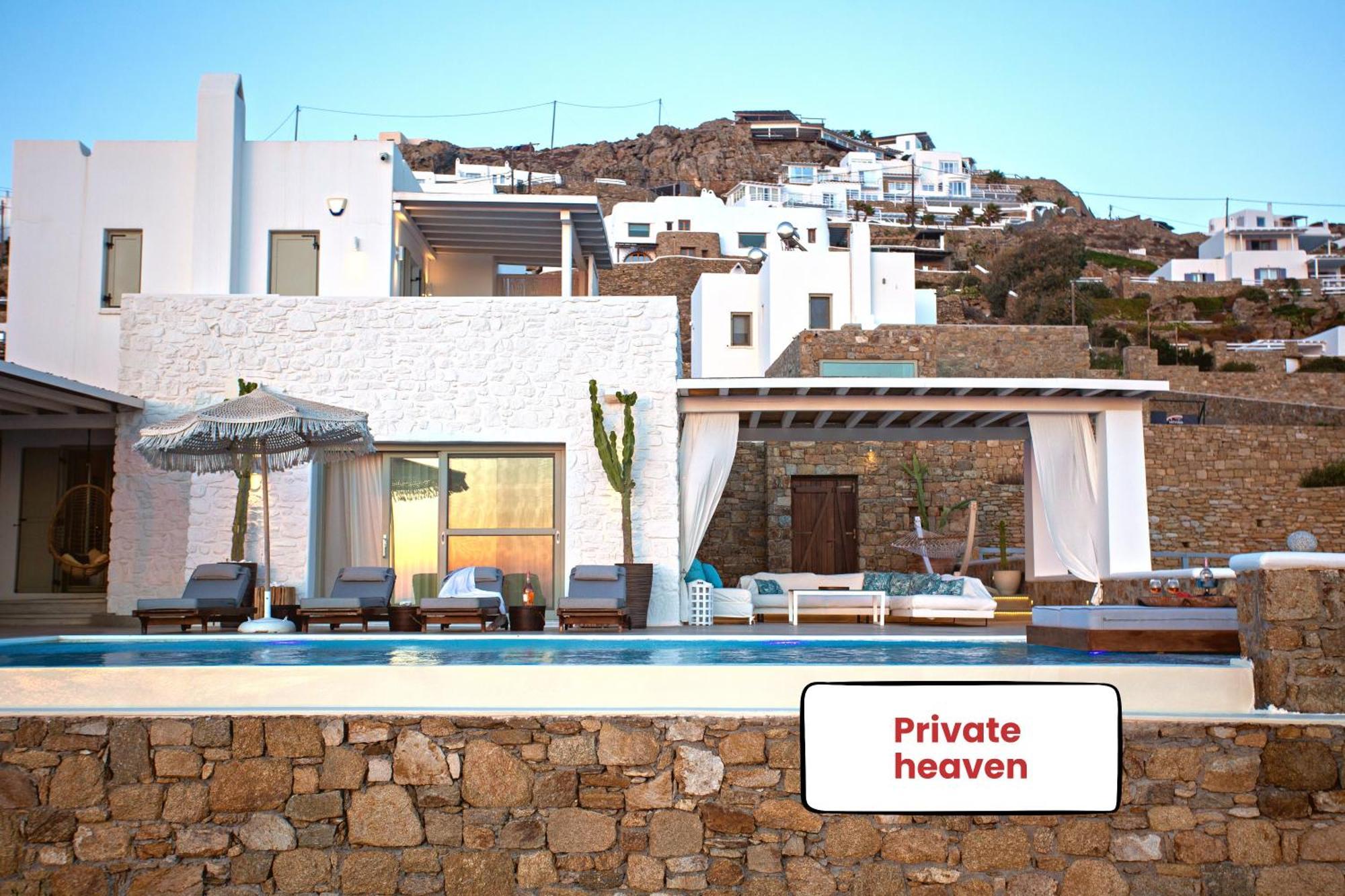 Villa Panamera Mykonos, Private Heaven, Supreme View! Φανάρι Εξωτερικό φωτογραφία