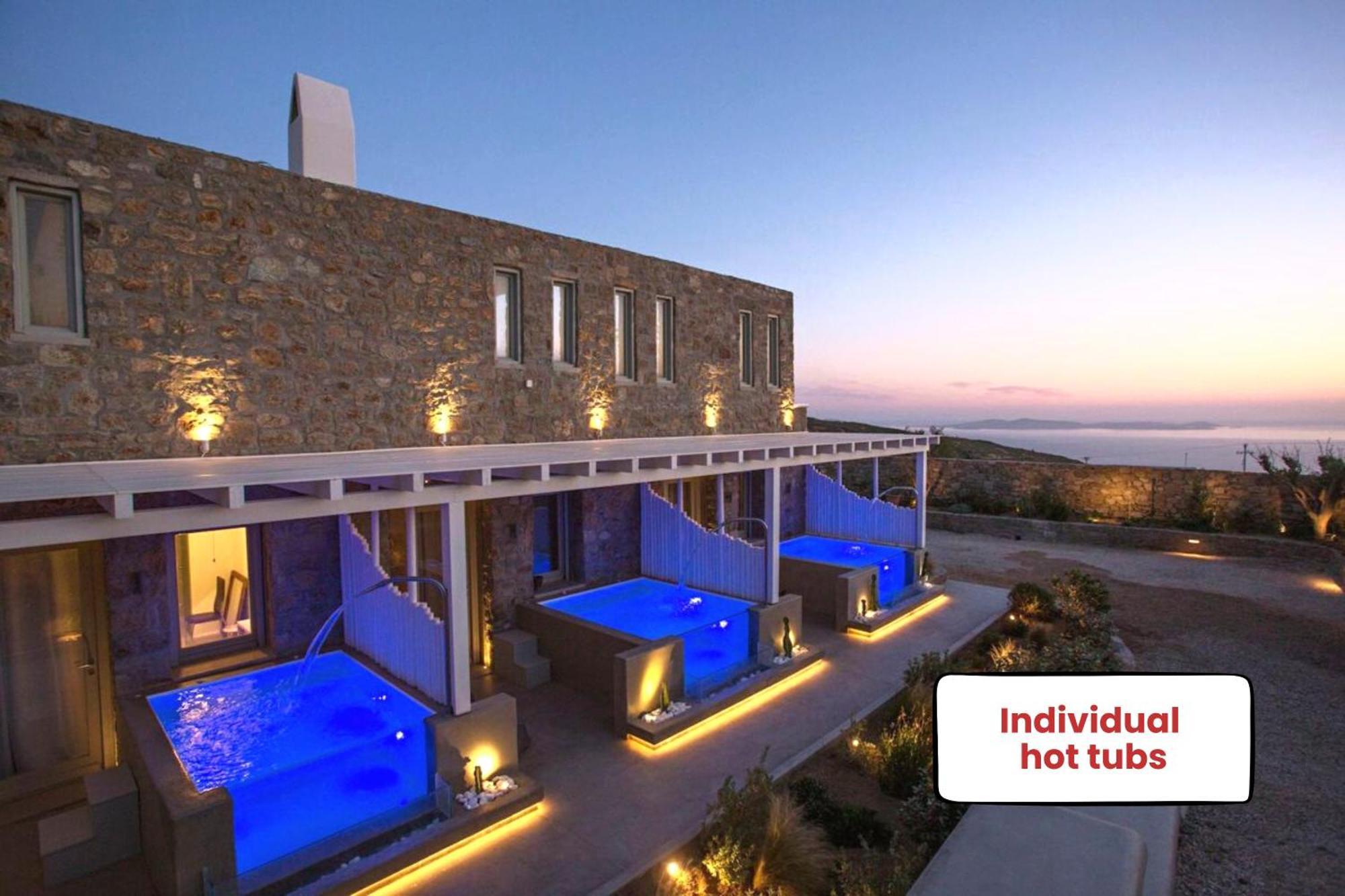 Villa Panamera Mykonos, Private Heaven, Supreme View! Φανάρι Εξωτερικό φωτογραφία
