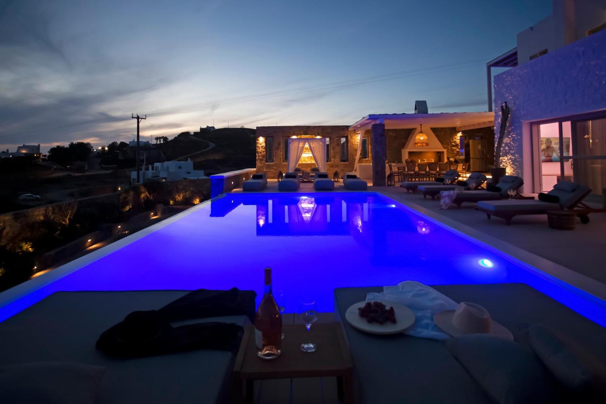 Villa Panamera Mykonos, Private Heaven, Supreme View! Φανάρι Εξωτερικό φωτογραφία