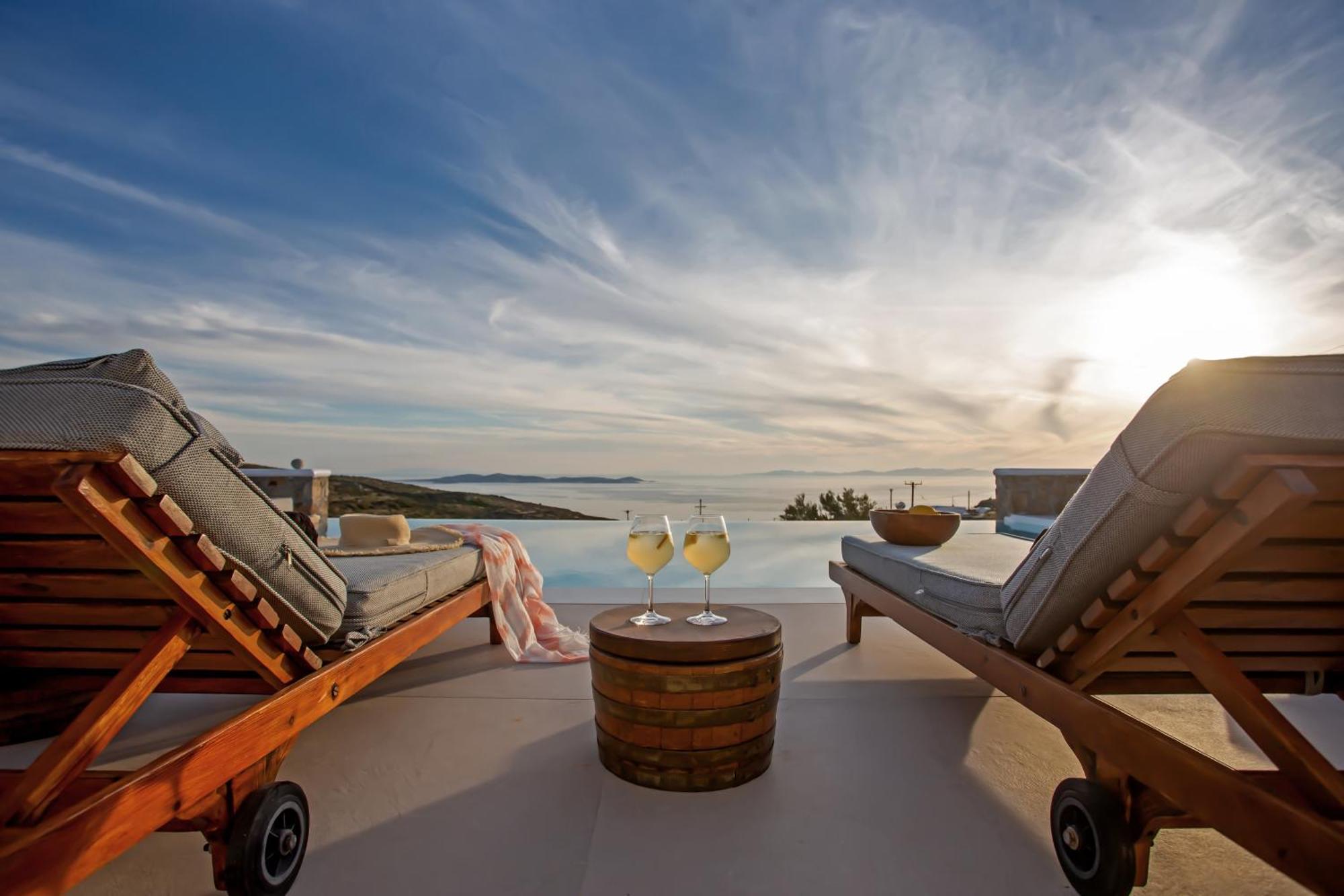 Villa Panamera Mykonos, Private Heaven, Supreme View! Φανάρι Εξωτερικό φωτογραφία